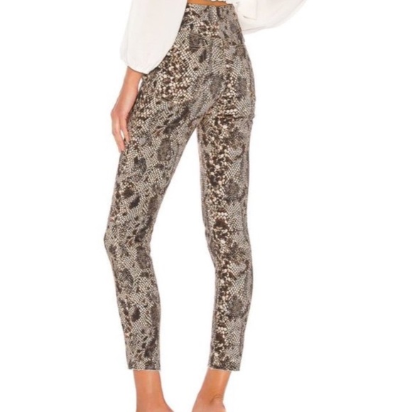 NWT Free People Two Faced Snakeskin Jegging - Picture 4 of 16